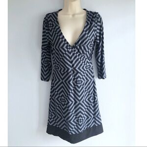 41 Hawthorn Stitch Fix Faux Wrap Geometric Dress